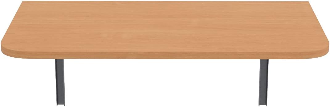 AKKE Klapptisch Wandklapptisch Esstisch - Klappbar Faltbar Platzsparend - Abgerundete Ecken - 100cm