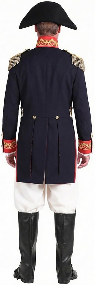Thetru Kostüm General Napoleon Uniform Französischer Kaiser Fasching (XXL), XXL