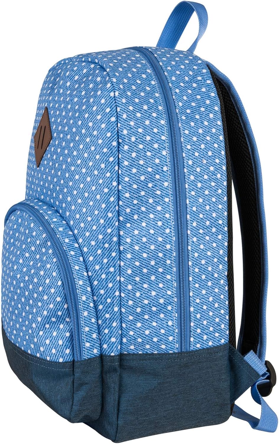 Rucksack Modetasche City Fashion PEPPERS DOTS 26382 Blau, Blau