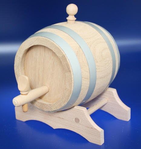 MAAJ® WEINFASS/WHISKYFASS/SCHNAPSFASS KOMPLETT AUS EICHENHOLZ 1,2,3,5,10L - MADE IN SLOWENIEN (10 L
