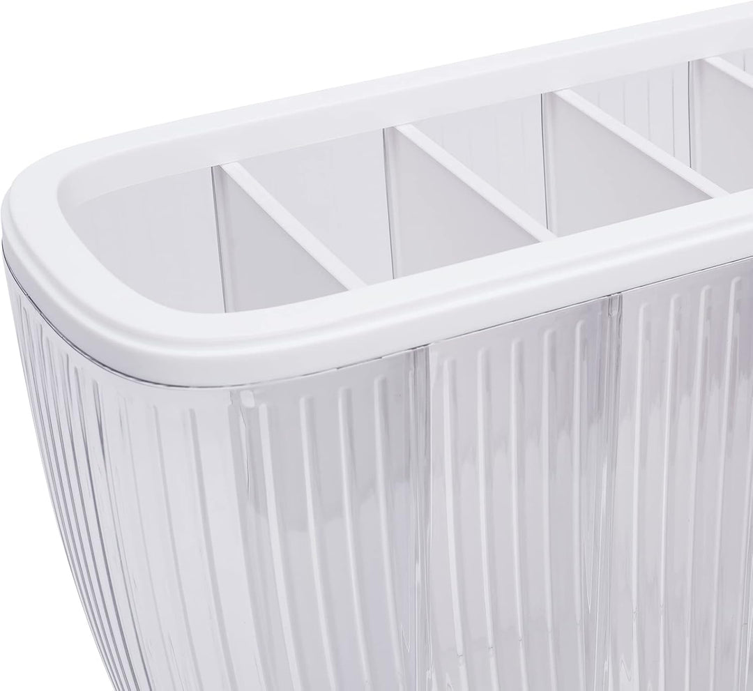 Getreidespender, 6 Gittern Küche Müslispender Getreidespeicherbehälter mit Messbecher, Cornflakesspe