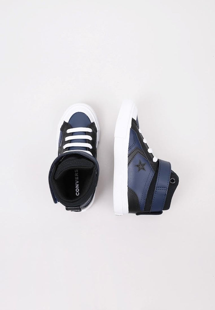 Converse Pro Blaze Strap Sneaker blu da bambino A04836C 27 EU Navy Black White, 27 EU Navy Black Whi
