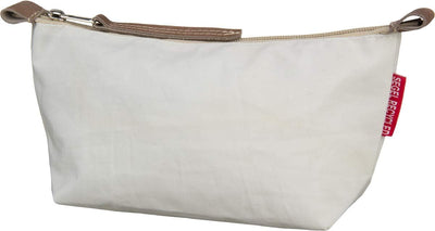 360° Navigator Etui aus Segeltuch, Recycling Federtasche Federmäppchen, weiss Anker Neonorange