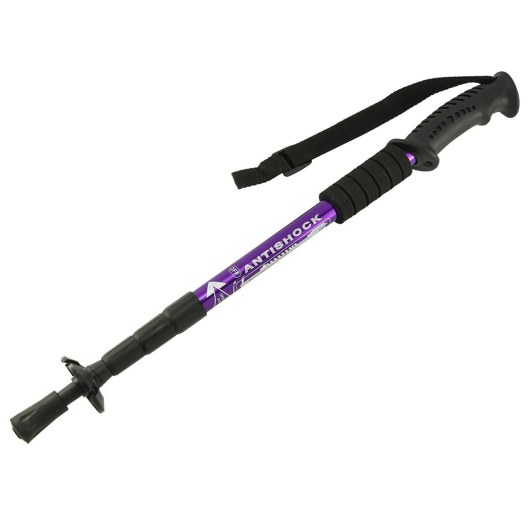 MidGard Teleskop Nordic Walking Stöcke, 50-110 cm höhenverstellbar, Antischock Dämpfung, Wanderstöck