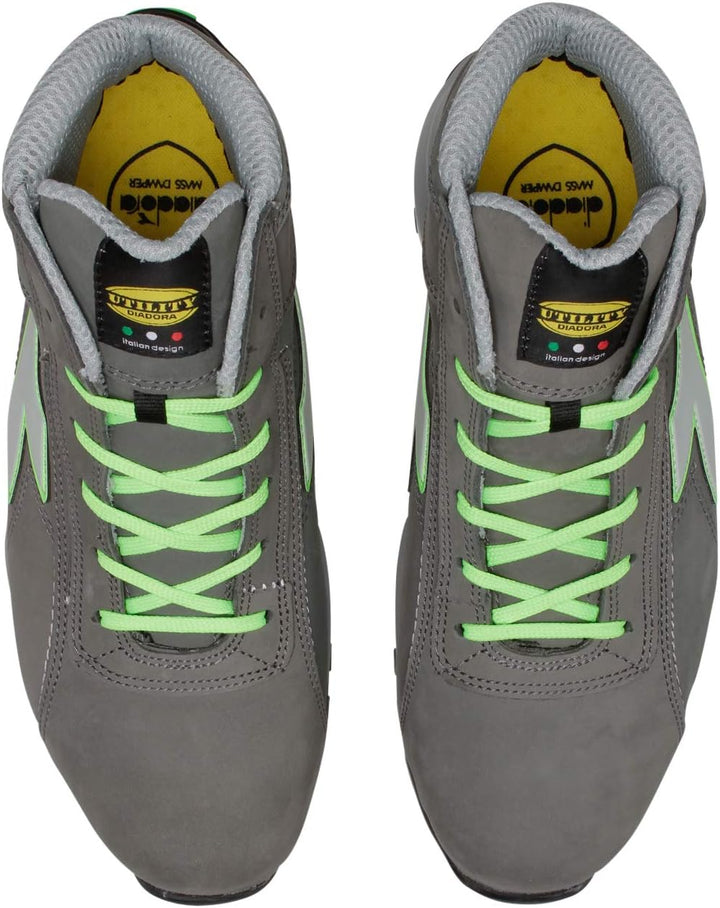 Utility Diadora - Hoher Arbeitsschuh Glove MDS MID S3 HRO SRC für Mann und Frau (EU 43) C9546 Kohle