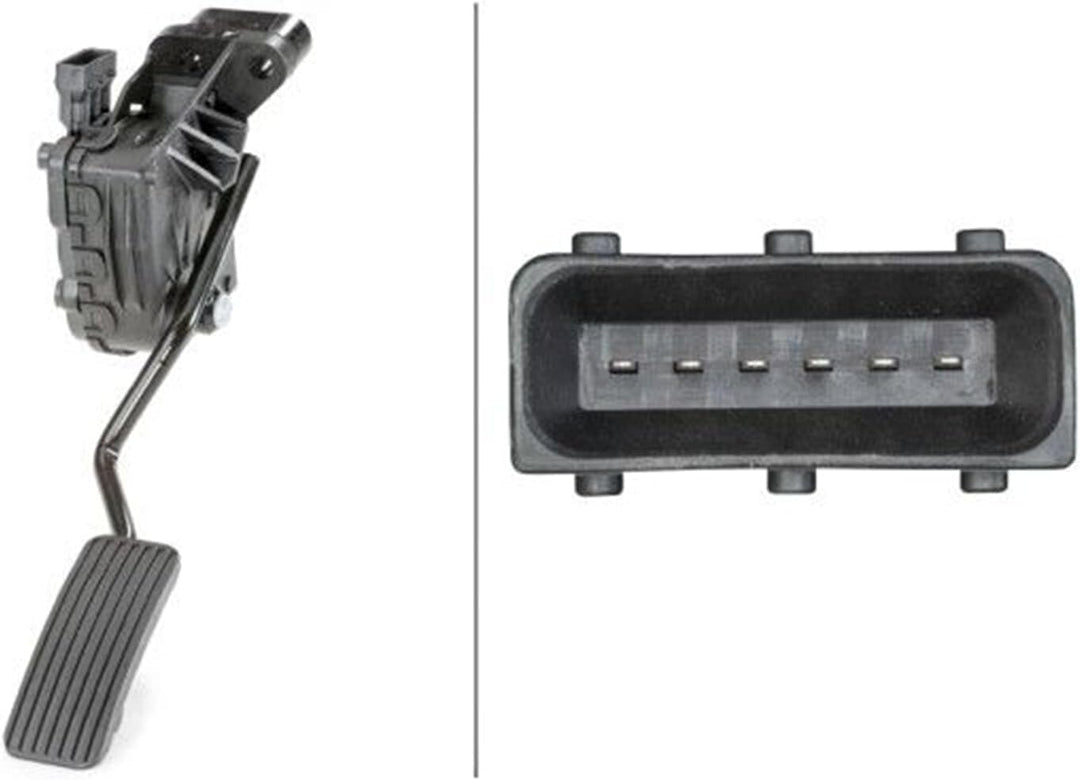 HELLA 6PV 010 946-051 Sensor, Fahrpedalstellung - für Rechtslenker - Schaltgetriebe - Kennbuchstabe: