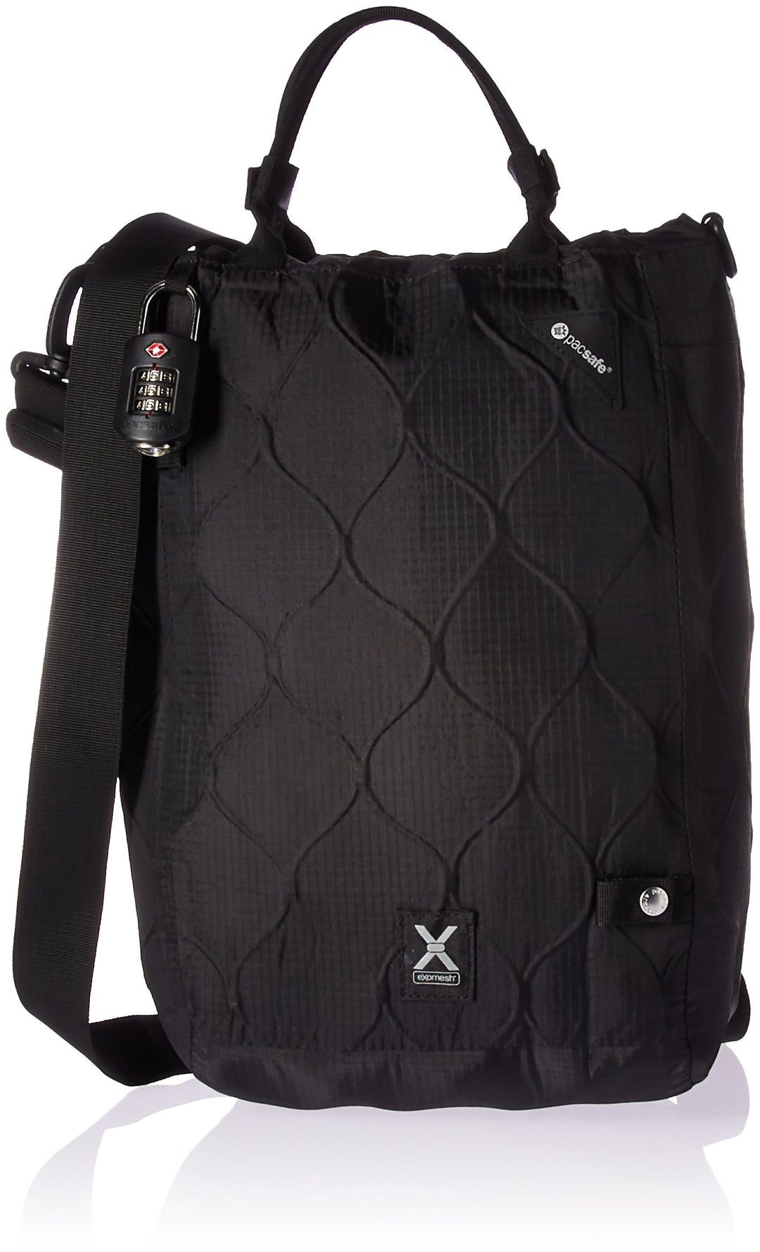 Pacsafe Travelsafe - Mobiler Safe, Schultertasche mit TSA-Zahlen-Schloss, Diebstahlschutz, Unisex He