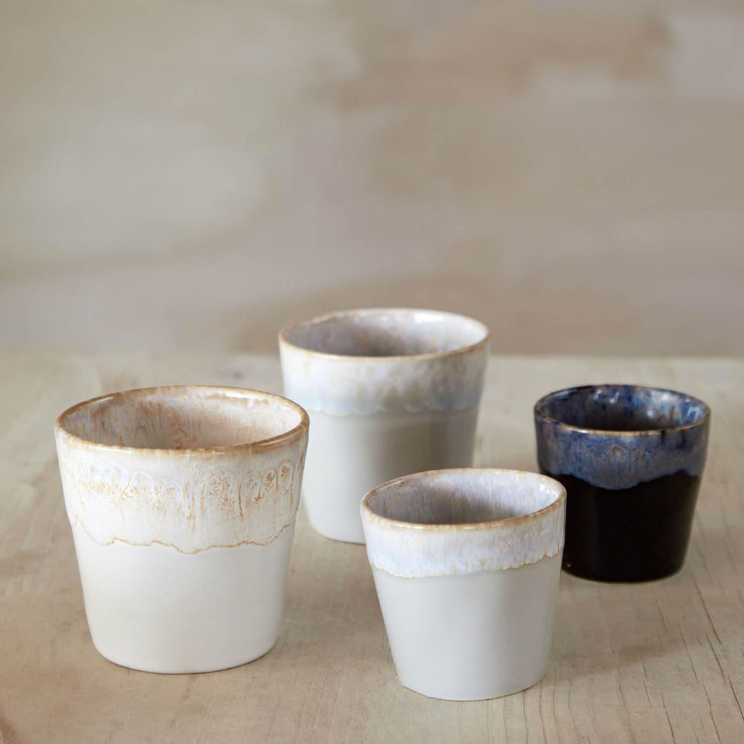 Grestel - Produtos Ceramicos, S.A. Costa Nova »Grespresso« Espresso-Obere, grey, ø: 67 mm, 6 Stück