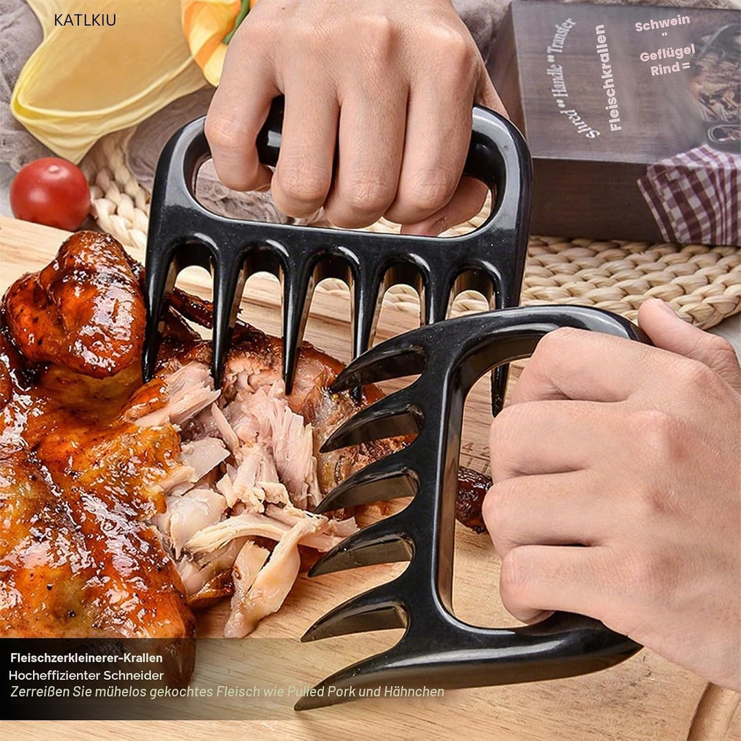KATKLIU Fleischspritze Set aus Edelstahl 60ml mit 3 Nadeln – BBQ Marinadenspritze und Bratenspritze