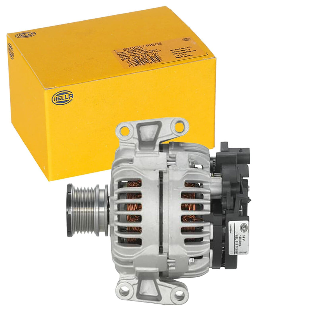 HELLA - Generator/Lichtmaschine - 14V - 120A - für u.a. Mercedes-Benz Sprinter 3,5-T Box (906) - 8EL