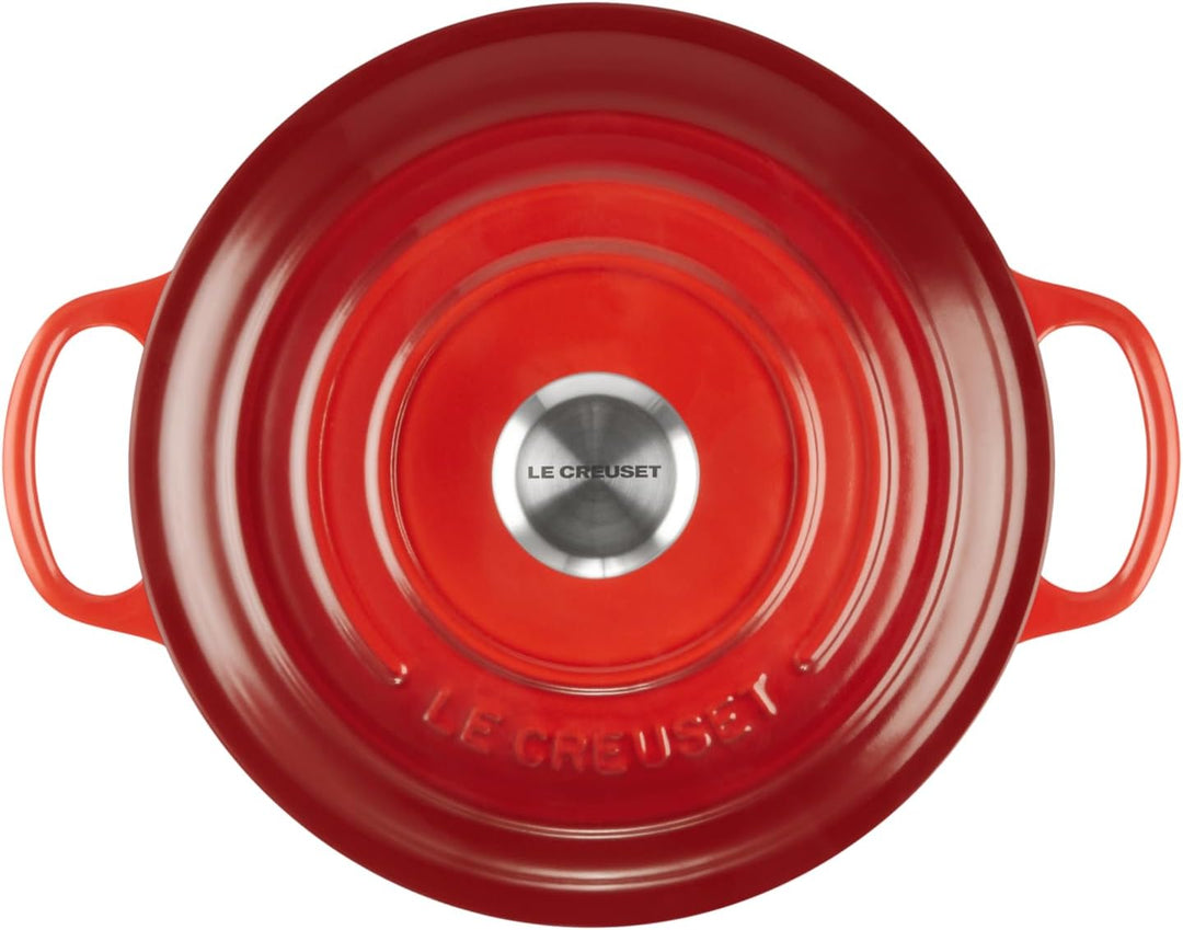 Le Creuset Signature Gusseisen-Bräter mit Deckel, Ø 20 cm, Rund, Für alle Herdarten und Induktion ge