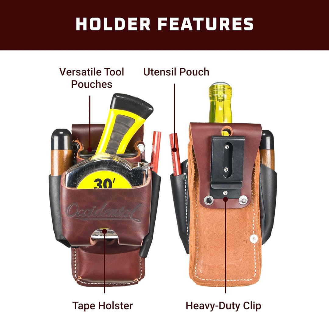 Occidental Leather 5523 Clip On 4 in 1 Werkzeug-/Klebebandhalter