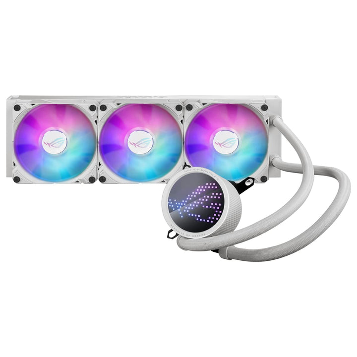 ASUS ROG Ryuo III 360 ARGB White Edition All-in-One-Flüssig-CPU-Kühler (3x adressierbare 120 mm Radi