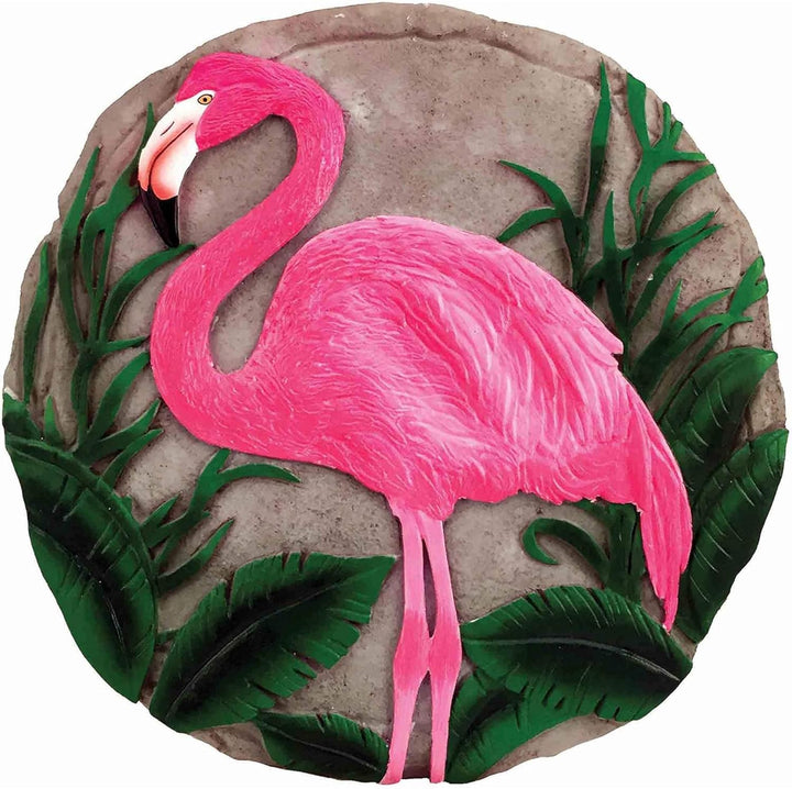 Spoontiques - Gartendeko - Flamingo Trittstein - Dekostein für Garten, Flamingo