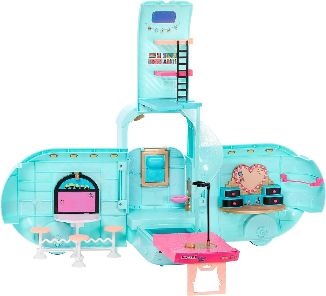 L.O.L. Surprise OMG Glam N’ Go Camper Playset with 50+ Surprises and 360° Play, Fully Furnished with