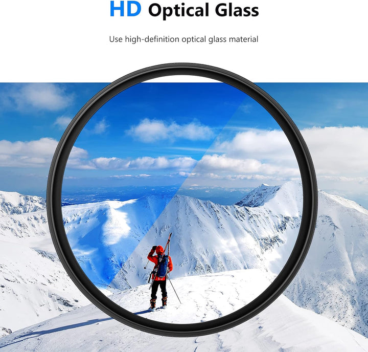 NEEWER 67mm MRC UV Filter, Schutzfilter mit 30 Schichten Multiresistente Nanobeschichtungen/HD Optis