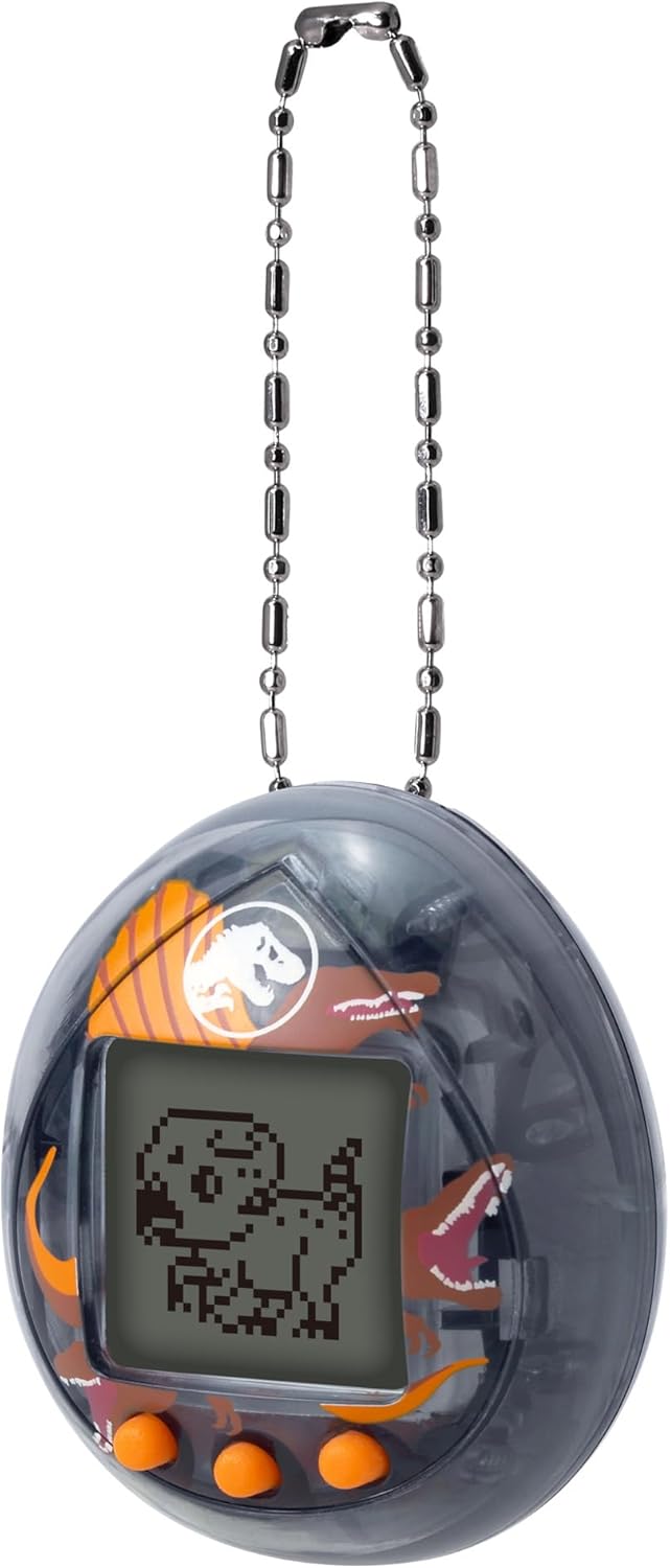 Bandai - Tamagotchi Nano Jurassic Brown - Braune Version Dino Spinosaurus - Interaktives Tamagotchi-