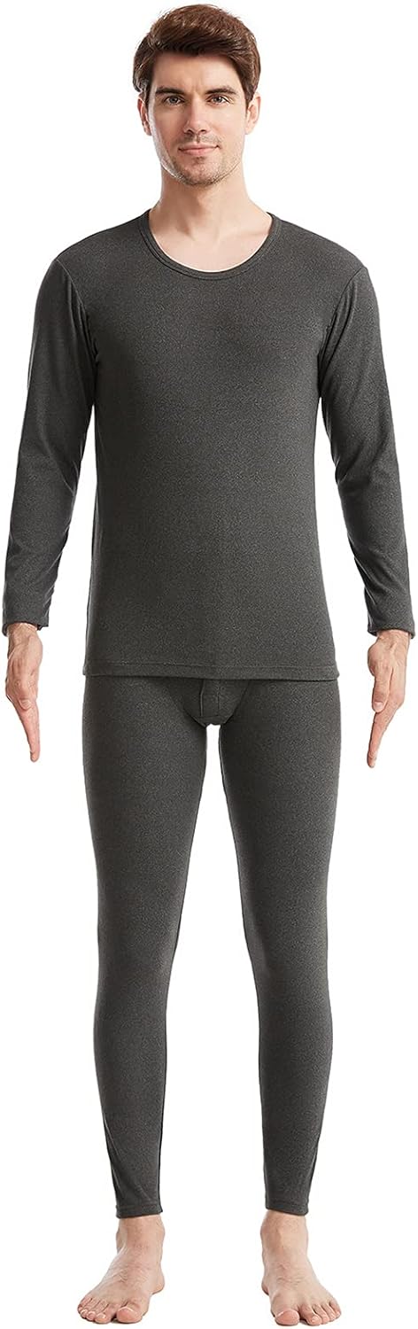 Herren-Thermounterwäsche-Set, lange Unterhose, Thermounterwäsche, Unterhemd und Unterteil, ultraweic