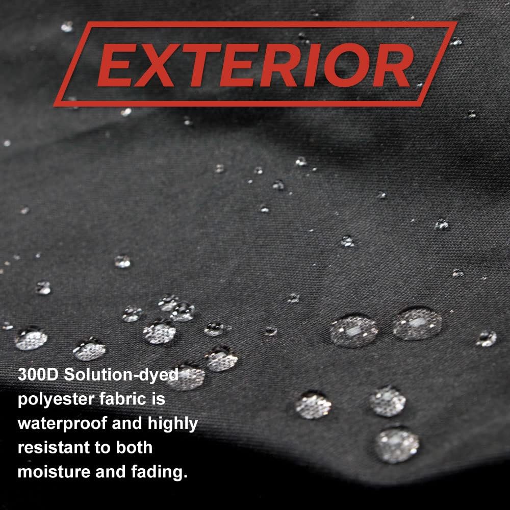 Dowco WeatherAll Plus Motorradabdeckung Ratschenbefestigung schwarz wasserdicht XXL, XXL