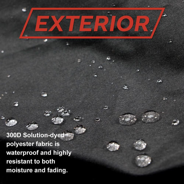 Dowco WeatherAll Plus Motorradabdeckung Ratschenbefestigung schwarz wasserdicht XXL, XXL