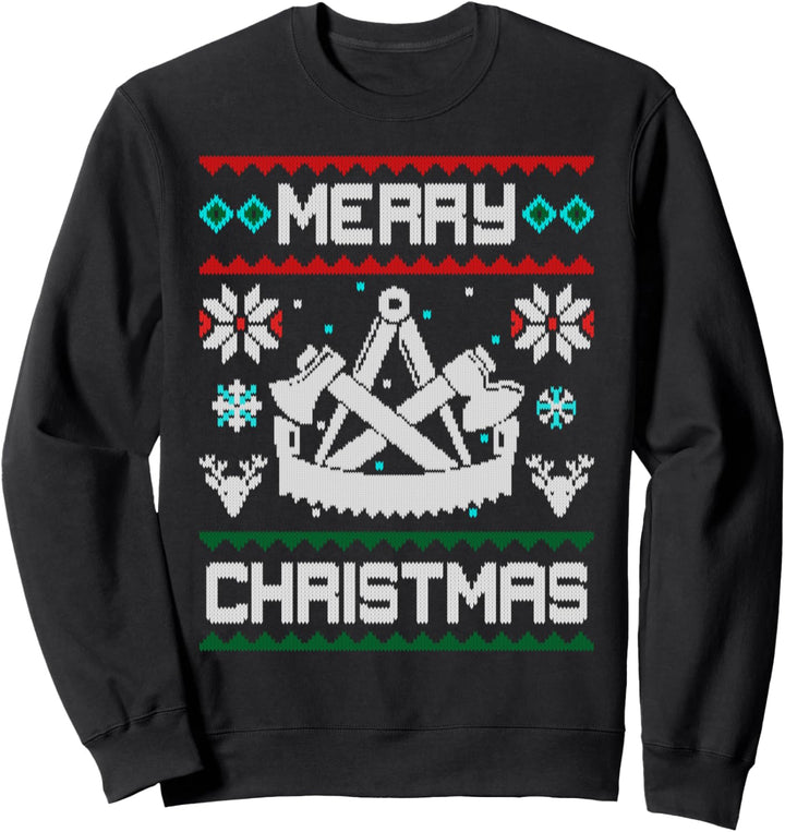 Zimmermann Zunft Merry Christmas Geschenk Zimmerin Zimmerer Sweatshirt