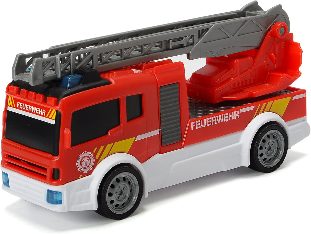 Dickie Toys SOS Rettungsstation mit Polizei, Feuerwehr und Krankenwagen, Station mit Licht & Sound,