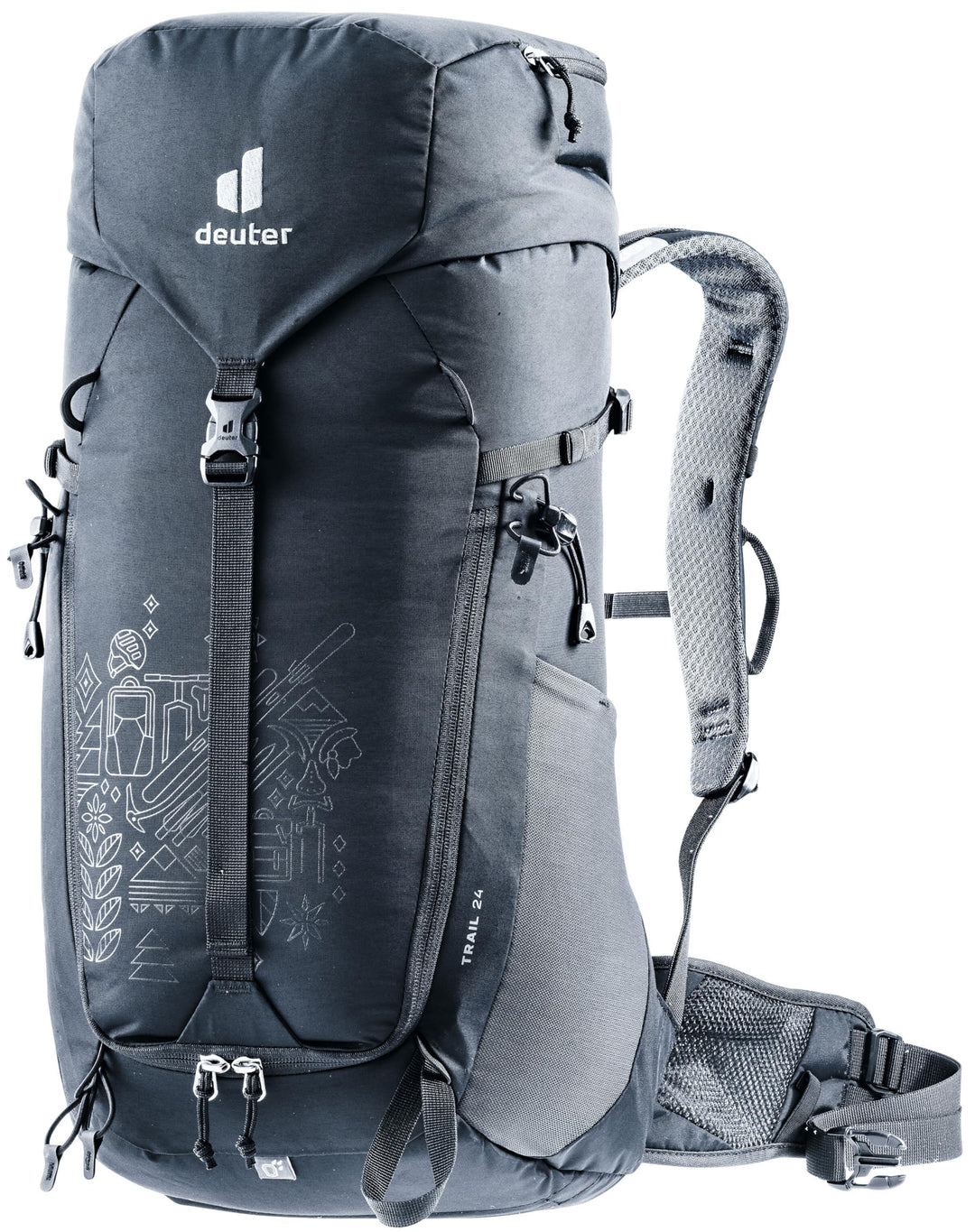 deuter Trail 24 BLACK-125 Einheitsgrösse, Einheitsgrösse