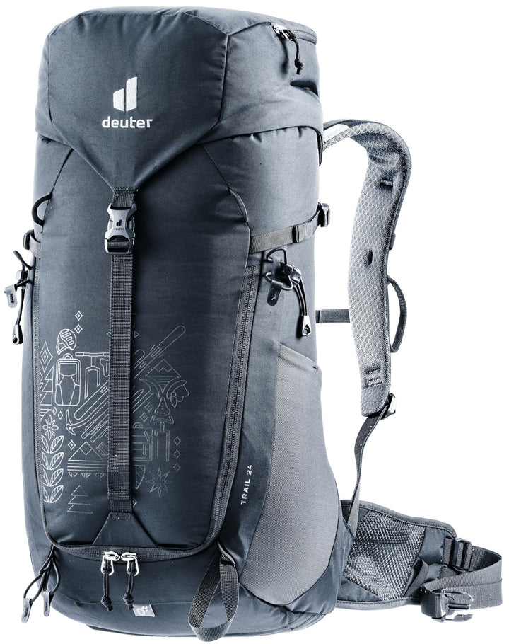 deuter Trail 24 BLACK-125 Einheitsgrösse, Einheitsgrösse