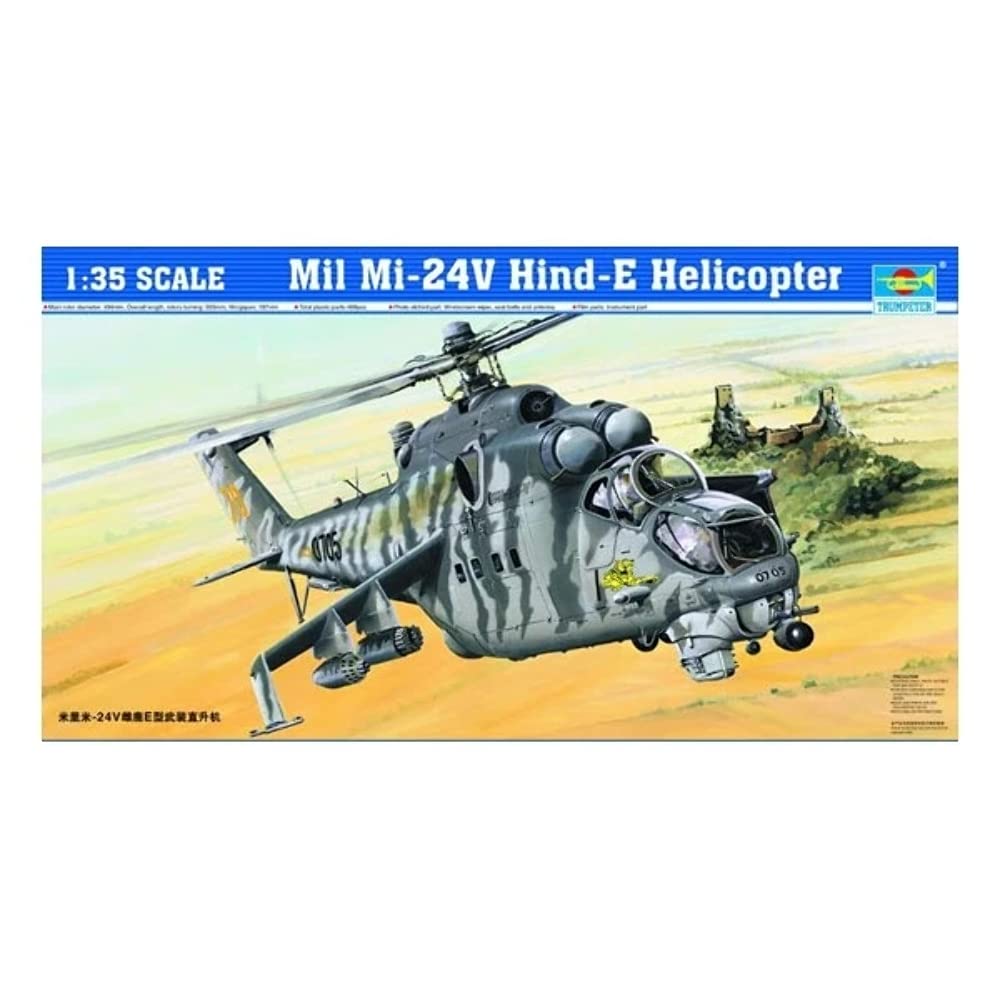 Trumpeter 05103 Modellbausatz Mil Mi-24 V Hind-E