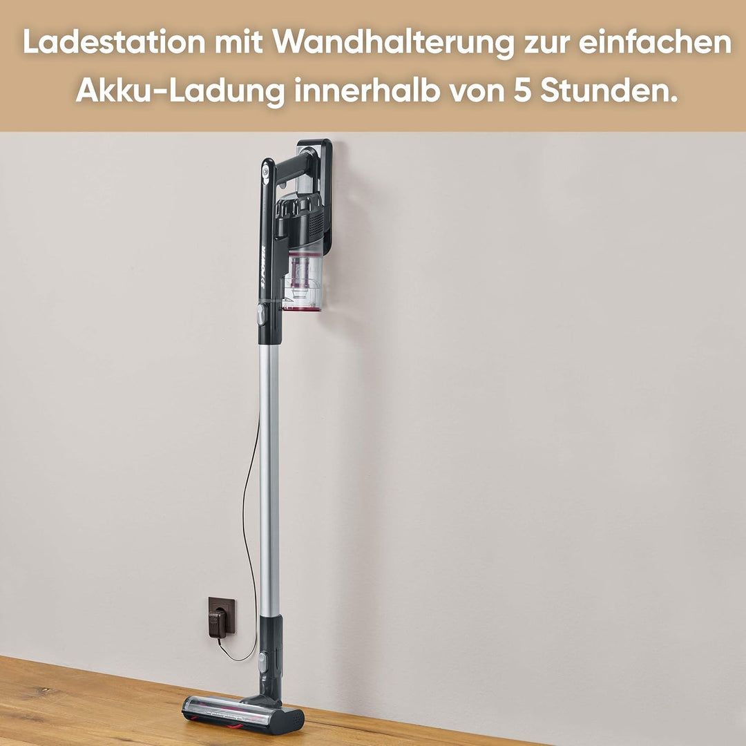 SEVERIN 2-in-1 Stiel- und Handstaubsauger, Akku Staubsauger mit bis zu 40 Min. Laufzeit, kabelloser