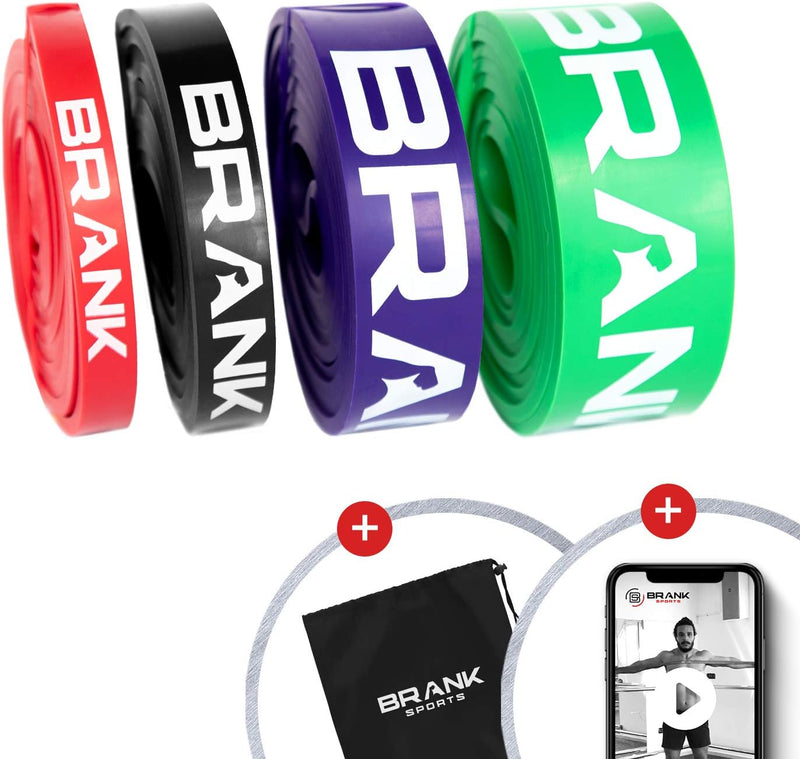 BRANK SPORTS Elastisches Band für Sport, Krafttraining und Fitness | Widerstandsband, ideal für Mobi