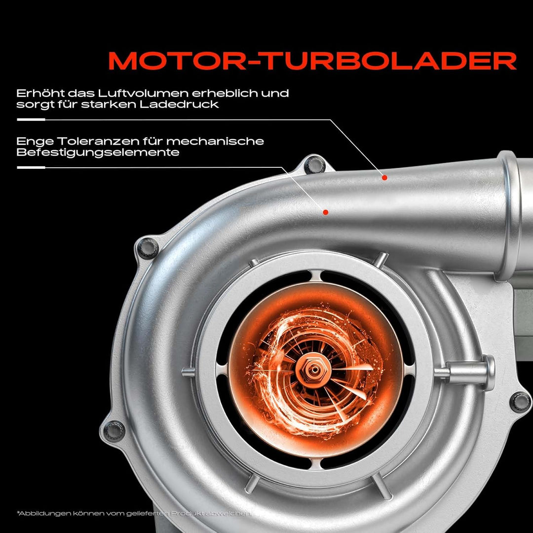 Frankberg Turbolader Kompatibel mit Mito 955 2009-2018 Aveo T300 2011-2015 Doblo 263 2010-Heute Fior