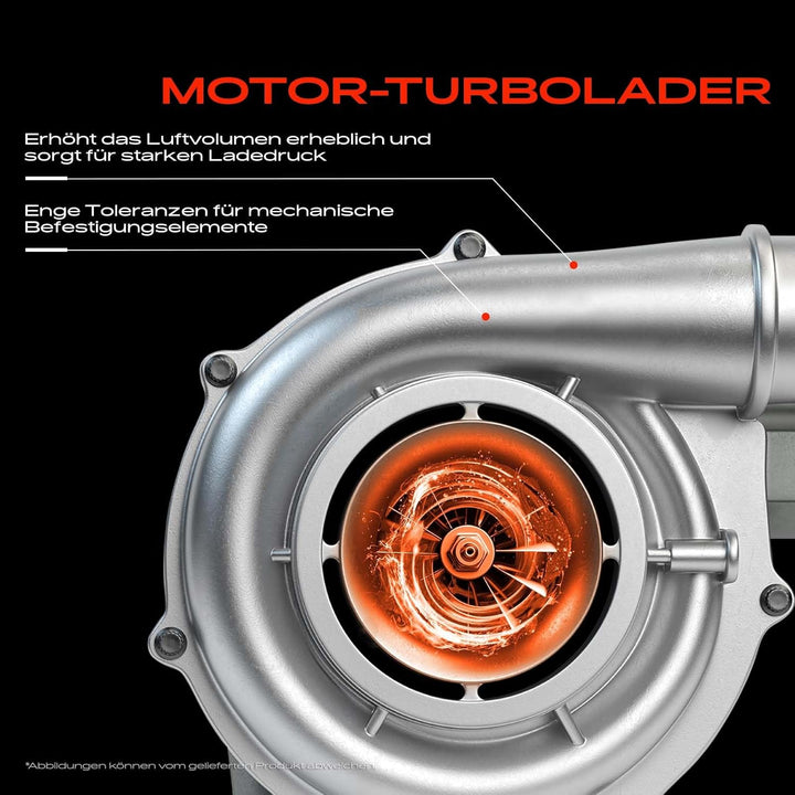 Frankberg Turbolader Kompatibel mit Mito 955 2009-2018 Aveo T300 2011-2015 Doblo 263 2010-Heute Fior