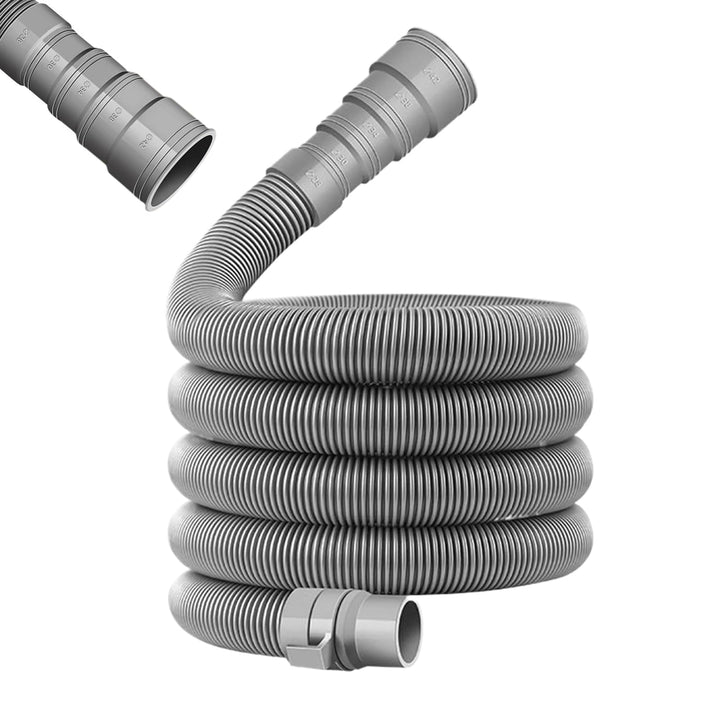 Wohnwagen-Abwasserrohr mit verstellbarem Adapter, Abwasserschlauch-Set, faltbar, flexible Abwasserro