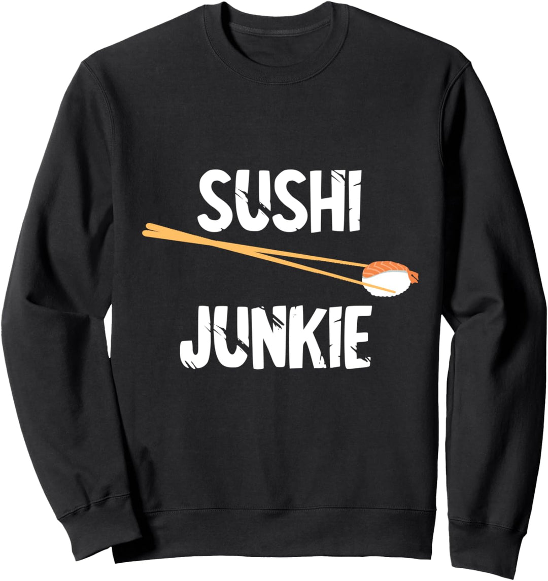 Sushi Junkie Asiatisches Essen Japanischer Wasabi Nigiri Sweatshirt