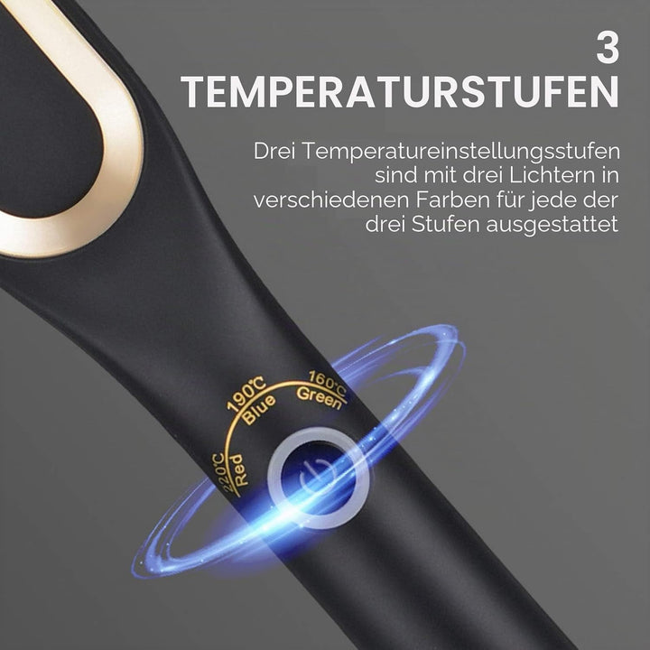 Bartglätter Kamm für Männer, Elektrischer Bartglätterkamm für Schnelles Bartstyling 2 in 1 Multifunk