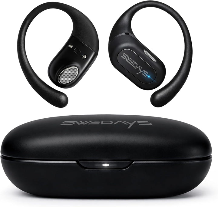 Open-Ear Kopfhörer – Bluetooth 5.4 Clip-On Ohrhörer mit Touch-Steuerung, ENC Geräuschreduzierung für