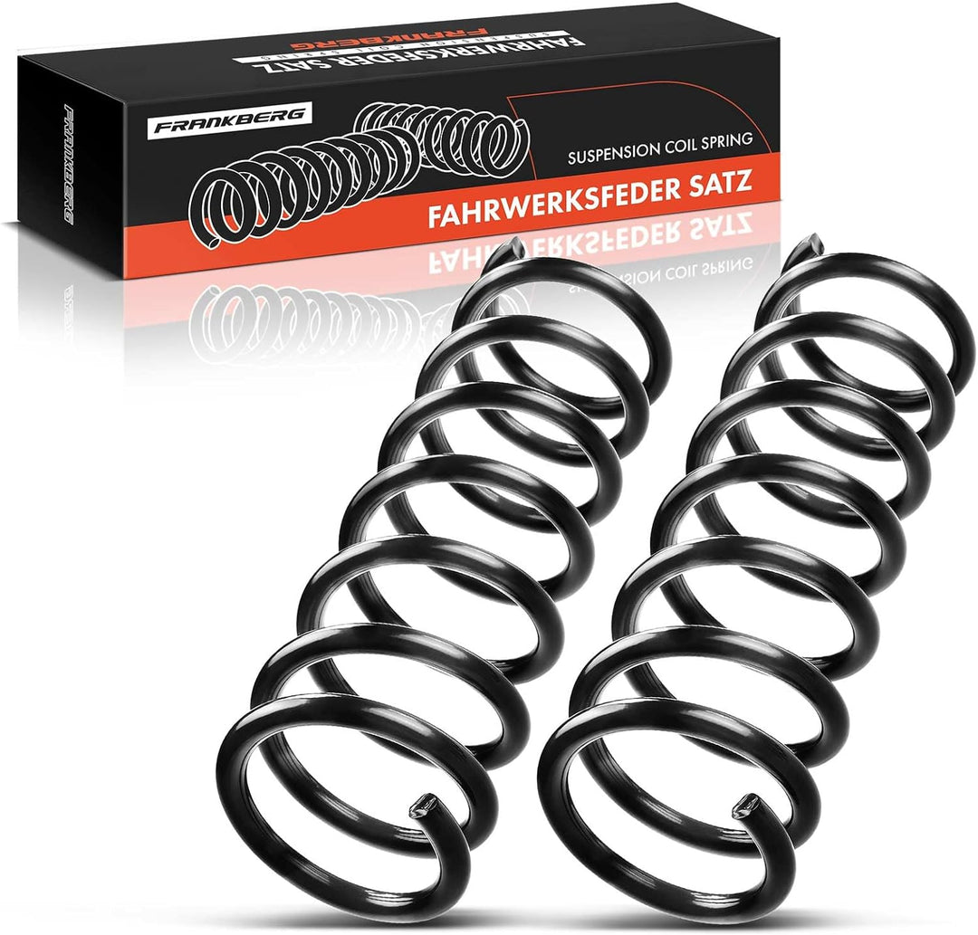Frankberg 2x Federn Fahrwerksfeder Hinterachse Kompatibel mit Focus II Cabriolet 2006-2010 Replace#