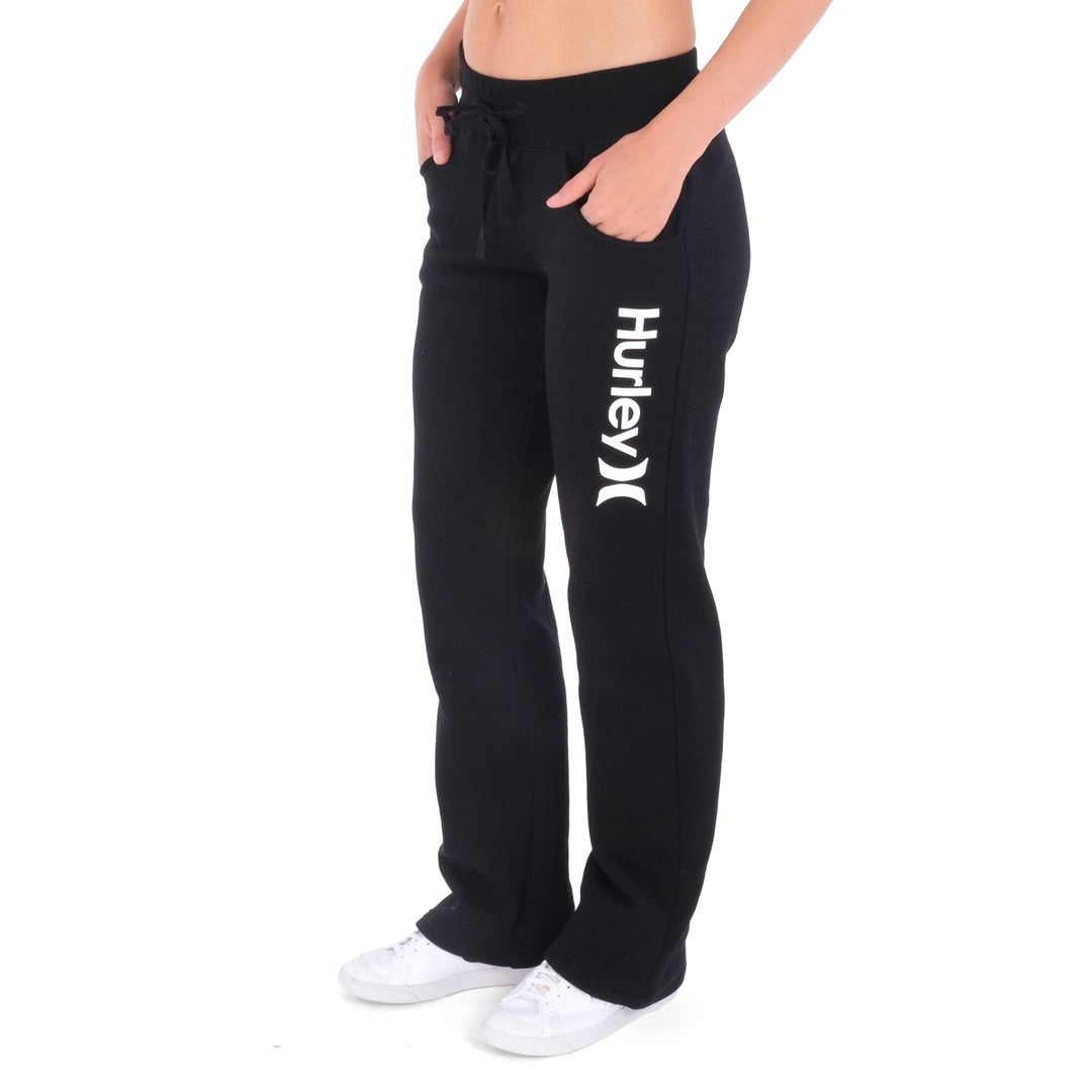 Hurley Damen Lässige Hose OAO Fleece Jogger M Schwarz, M Schwarz
