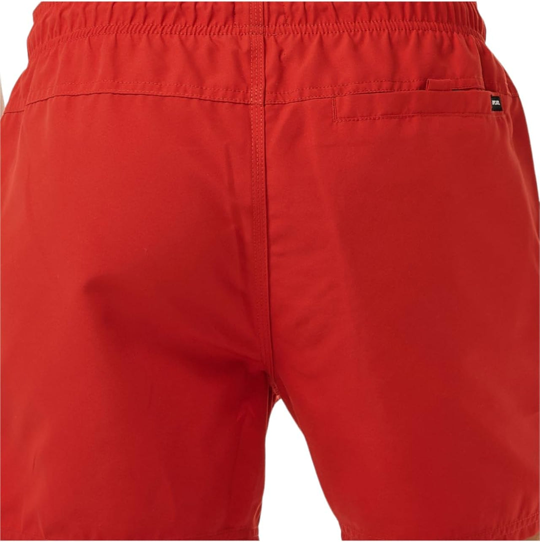 Rip Curl Offset 15 Volley,Herren,Volleyshort,Badeshort,Hose,Schnürung,Gummizug im Bund,Mood 3XL Rot,