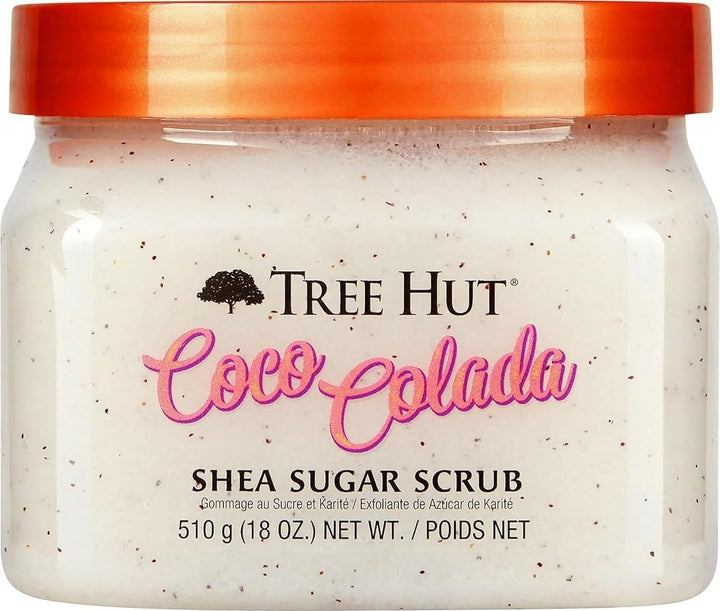 Tree Hut Shea Sugar Scrub Coco Colada, 510.3 g, Ultra Hydrating and Peeling Scrub for Nourishing Ess