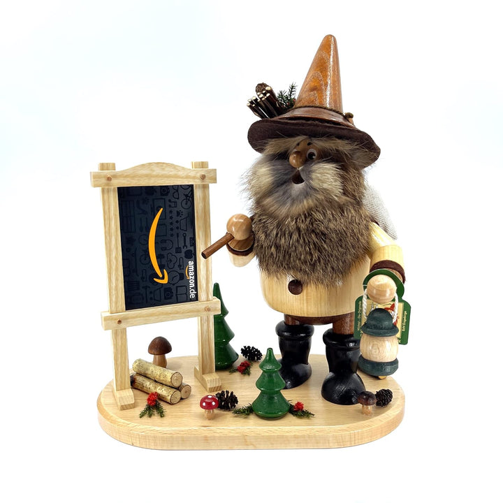 DWU Echt Erzgebirgischer Räuchermann® Waldwichtel Wanderer