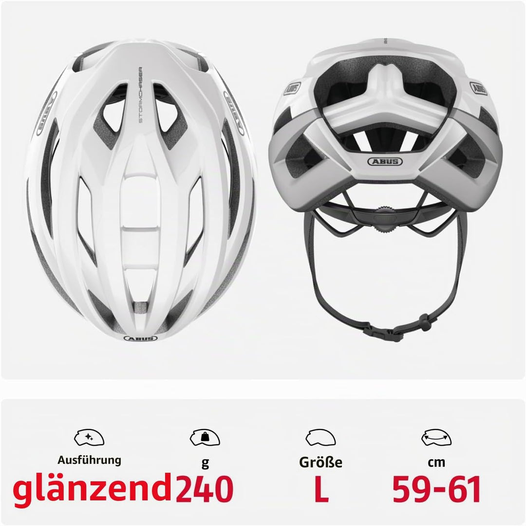 ABUS Rennradhelm StormChaser - Leichter und komfortabler Fahrradhelm für professionellen Radsport fü