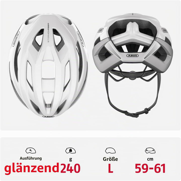ABUS Rennradhelm StormChaser - Leichter und komfortabler Fahrradhelm für professionellen Radsport fü