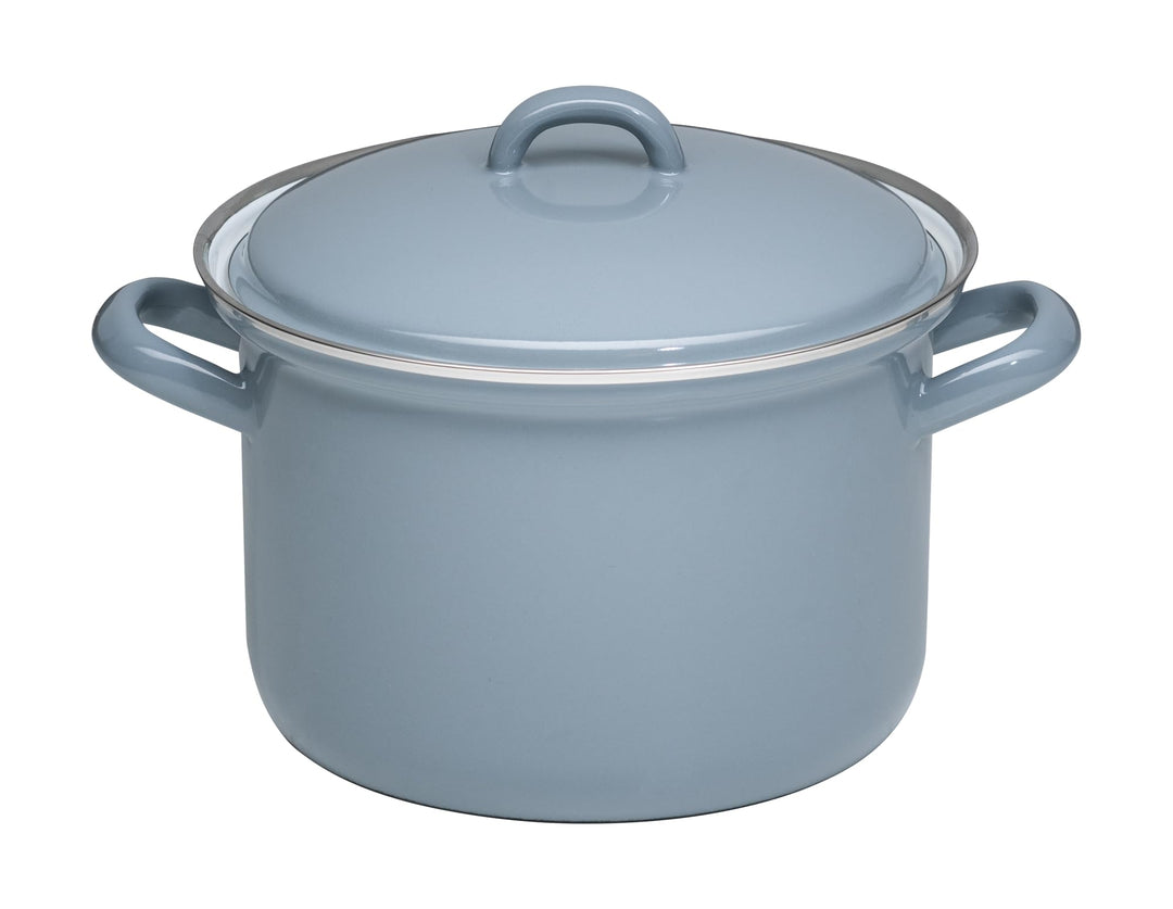 Riess 0124-065 Fleischtopf mit Deckel 20, CLASSIC - PURE GREY, Durchmesser 20 cm, Inhalt 3,5 Liter,