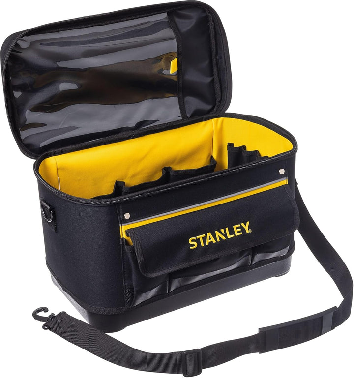 Stanley Werkzeugtasche (mit Dokumentenfach, 600 Denier Nylon, Kunststoffboden, verstellbarer Schulte