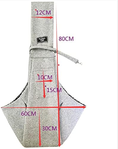 CYBERNOVA Hundetrage für kleine Hunde und Katzen, für 1-7,5 kg, mit Tasche, Freihandtasche für Hunde