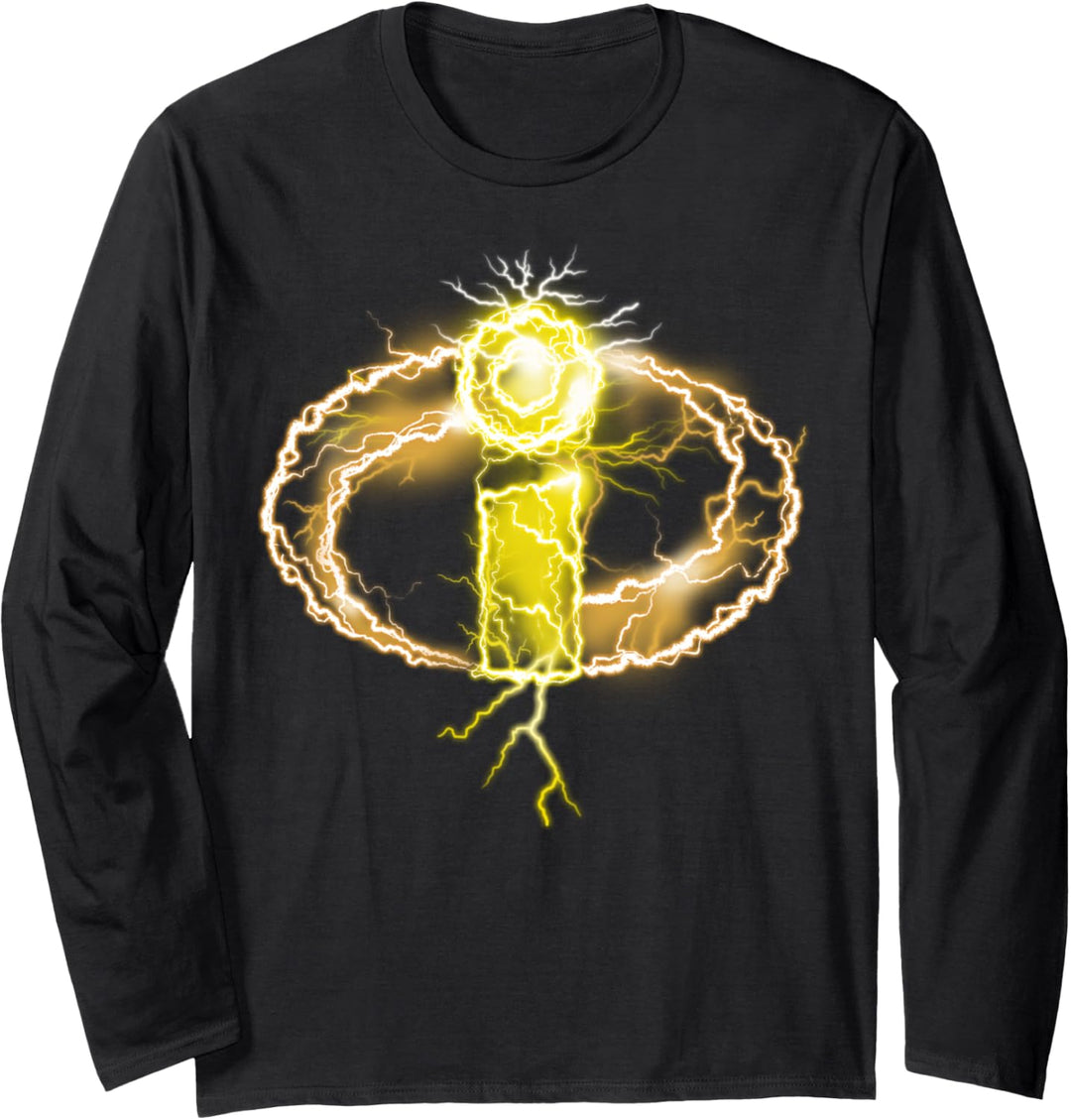Disney Pixar Incredibles Lightning Logo Langarmshirt