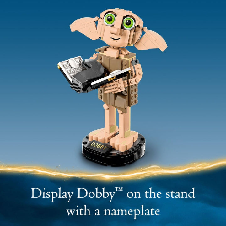Lego Harry Potter Dobby The House-Elf Building Toy Set, Build and Display Model of a Beloved Charact