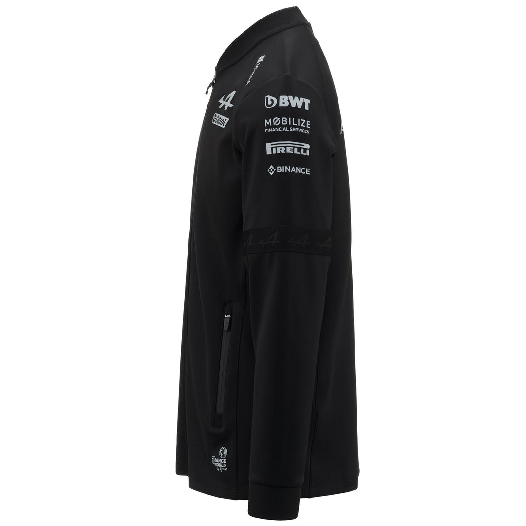 Kappa Herren Sweatshirt M Schwarz, M Schwarz